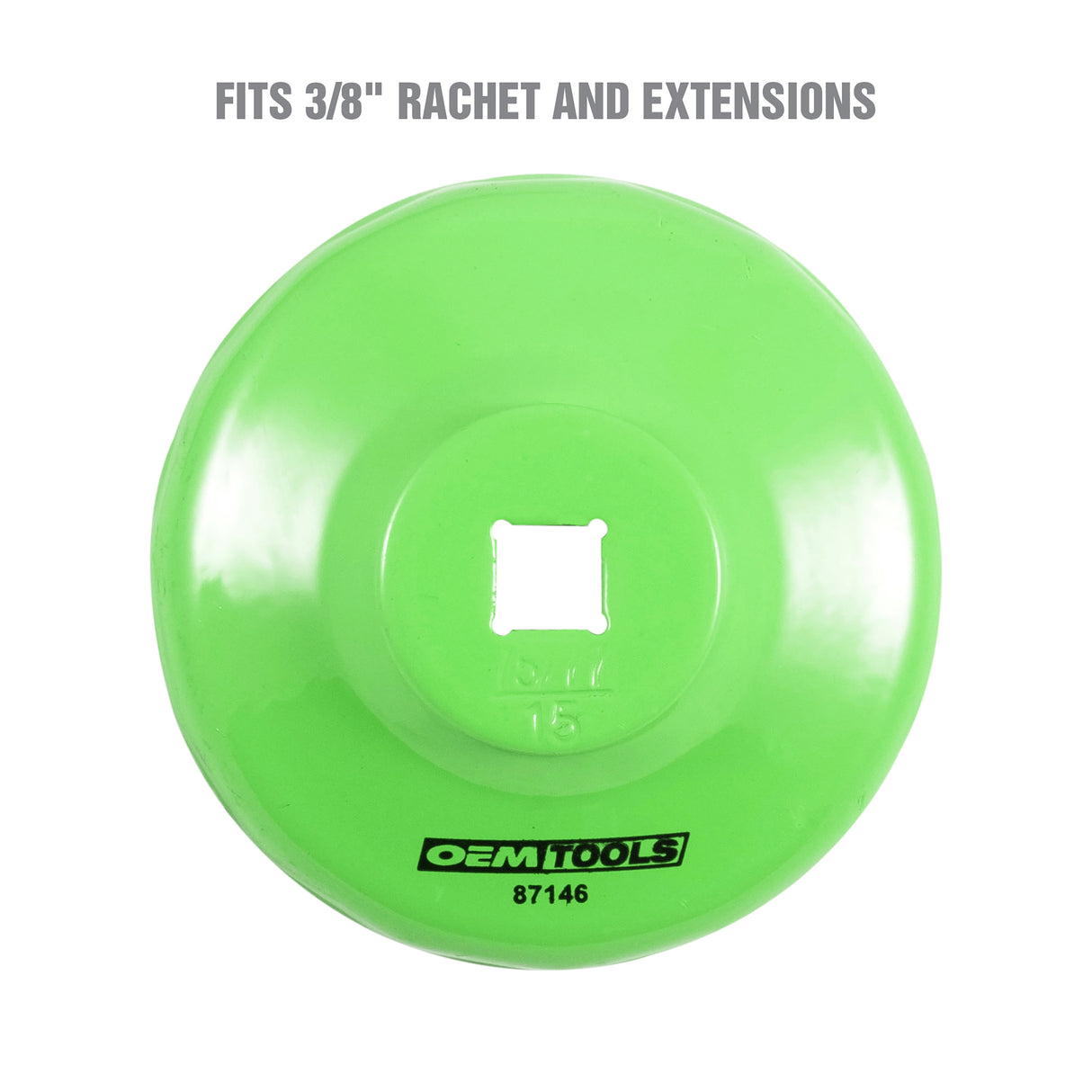 OEMTOOLS 87146 75/77 mm and 15 Flute Oil Filter Wrench Additional Image 2