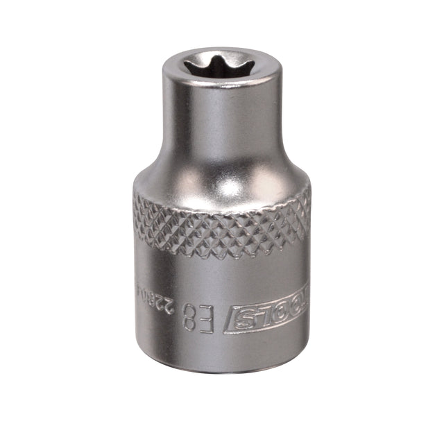 OEMTOOLS 22804 E8 3/8in. Drive External Star Socket Main Image