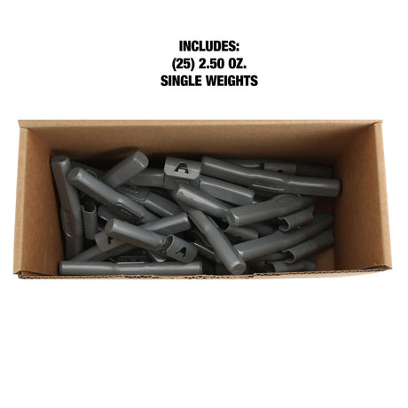 OEMTOOLS 23287 2.5 Oz. AL Style Steel Wheel Weight - 1 Box of 25 Additional Image 4