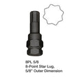 OEMTOOLS 24447NPK3 8PL 5/8in. 8-Point Star(3-Pack) Main Image