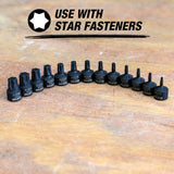 OEMTOOLS 24293 13 Piece 1/4in. Drive Stubby Star Socket Driver Set Additional Image 6