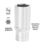 OEMTOOLS 22334 20 mm 3/8 Inch Drive Deep Socket Additional Image 1