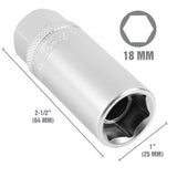 OEMTOOLS 22881 18 mm 3/8in. Drive Magnetic Spark Plug Socket Additional Image 1