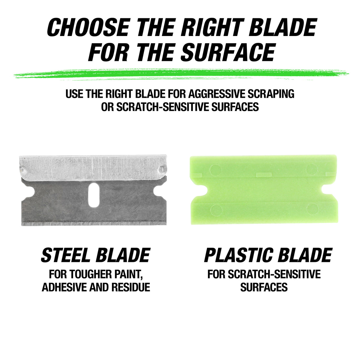 OEMTOOLS 26502 Folding Safety Scraper W/ 5 Plastic + 5 Steel Blades Additional Image 3