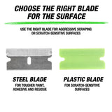 OEMTOOLS 26502 Folding Safety Scraper W/ 5 Plastic + 5 Steel Blades Additional Image 3