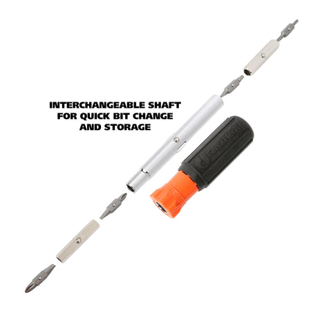 GreatNeck SD11RC 11-in-1 Multi-Bit Cushion Grip Screwdriver and Nut Driver Additional Image 5