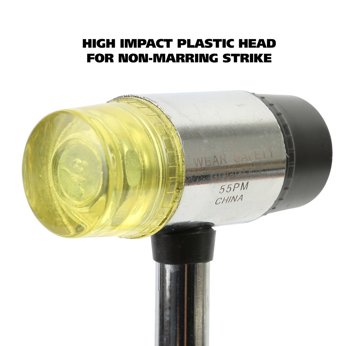 GreatNeck 55PM Steel Plastic/Rubber Mallet (12 Oz.) Additional Image 3