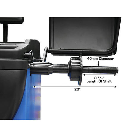 Atlas Equipment ATETCWB-COMBO2-FPD TC289 Rim Clamp Tire Changer + WB41 Wheel Balancer Combo Package Additional Image 6