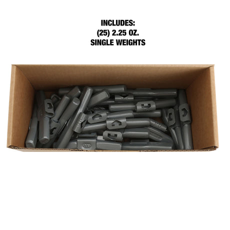 OEMTOOLS 23257 2.25 Oz. MC Style Steel Wheel Weight - 1 Box of 25 Additional Image 4