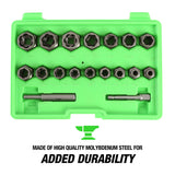 OEMTOOLS 23700 18 Piece Impact Nut and Bolt Extractor Set Additional Image 3
