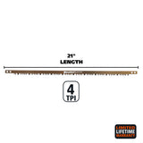 GreatNeck BS21 Bow Saw Blade (21 Inch 4 TPI) Additional Image 1