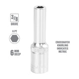 OEMTOOLS 22320 6 mm 3/8 Inch Drive Deep Socket Additional Image 1