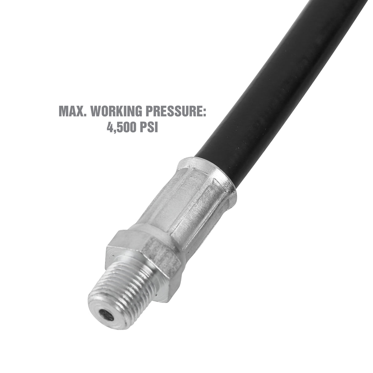 OEMTOOLS 25709 Hand Operated Grease Gun Hose 18in. Additional Image 2