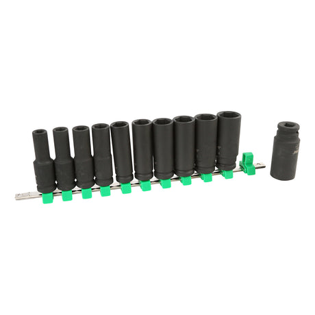 OEMTOOLS 25594 11 Piece 1/2in. Drive Deep Impact Socket Set (SAE) Additional Image 3