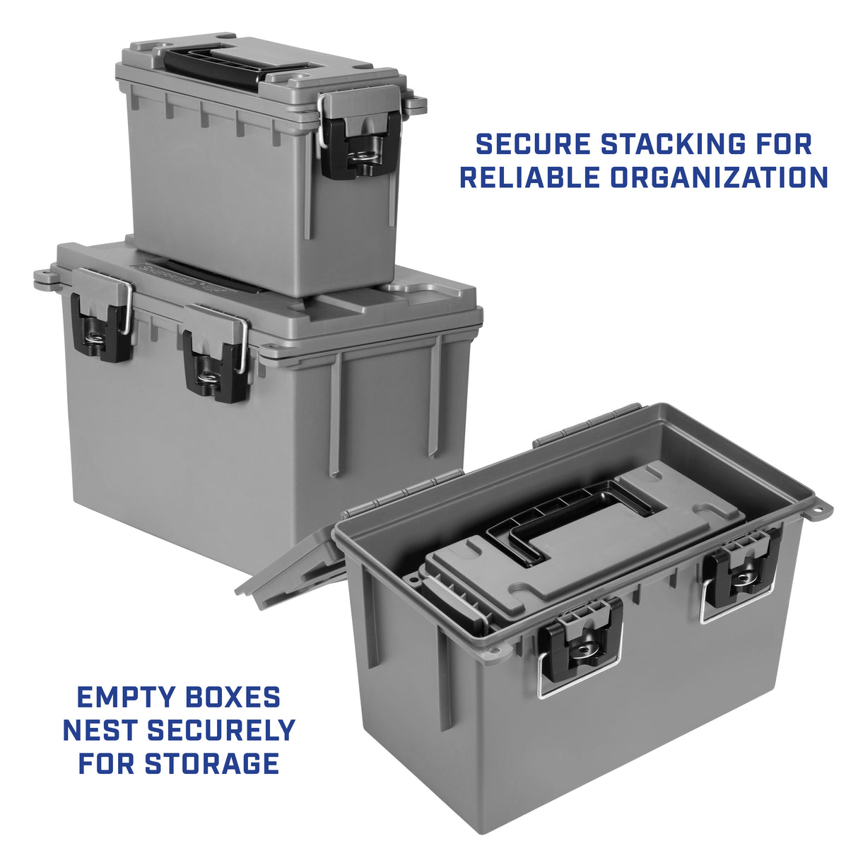Sheffield 2PK Combo Field Box Set Standard and XL- Gray Additional Image 5