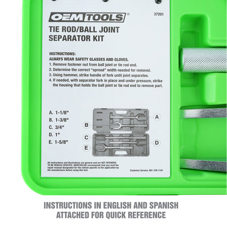 OEMTOOLS 68932 Ball Joint Separator Kit Additional Image 3