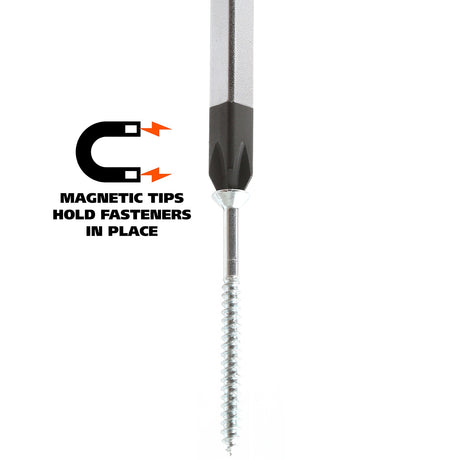 GreatNeck 73120 #2 x 1.5 Inch Phillips Square Shank Screwdriver Additional Image 6