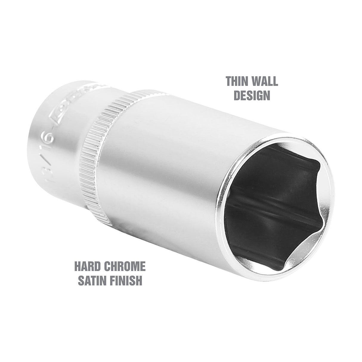 OEMTOOLS 22349 3/8 Inch Drive Deep Socket (13/16 Inch) Additional Image 2