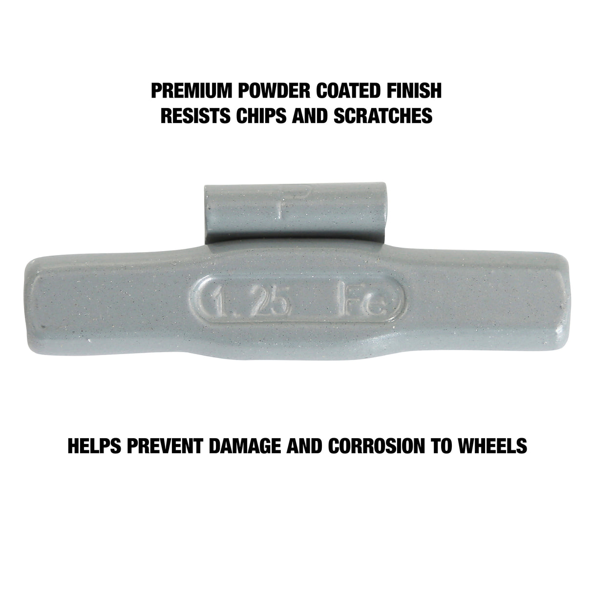 OEMTOOLS 23226 1.25 Oz. P Style Steel Wheel Weigh t- 1 Box of 25 Additional Image 3