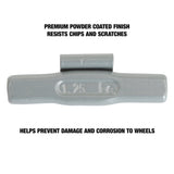 OEMTOOLS 23226 1.25 Oz. P Style Steel Wheel Weigh t- 1 Box of 25 Additional Image 3