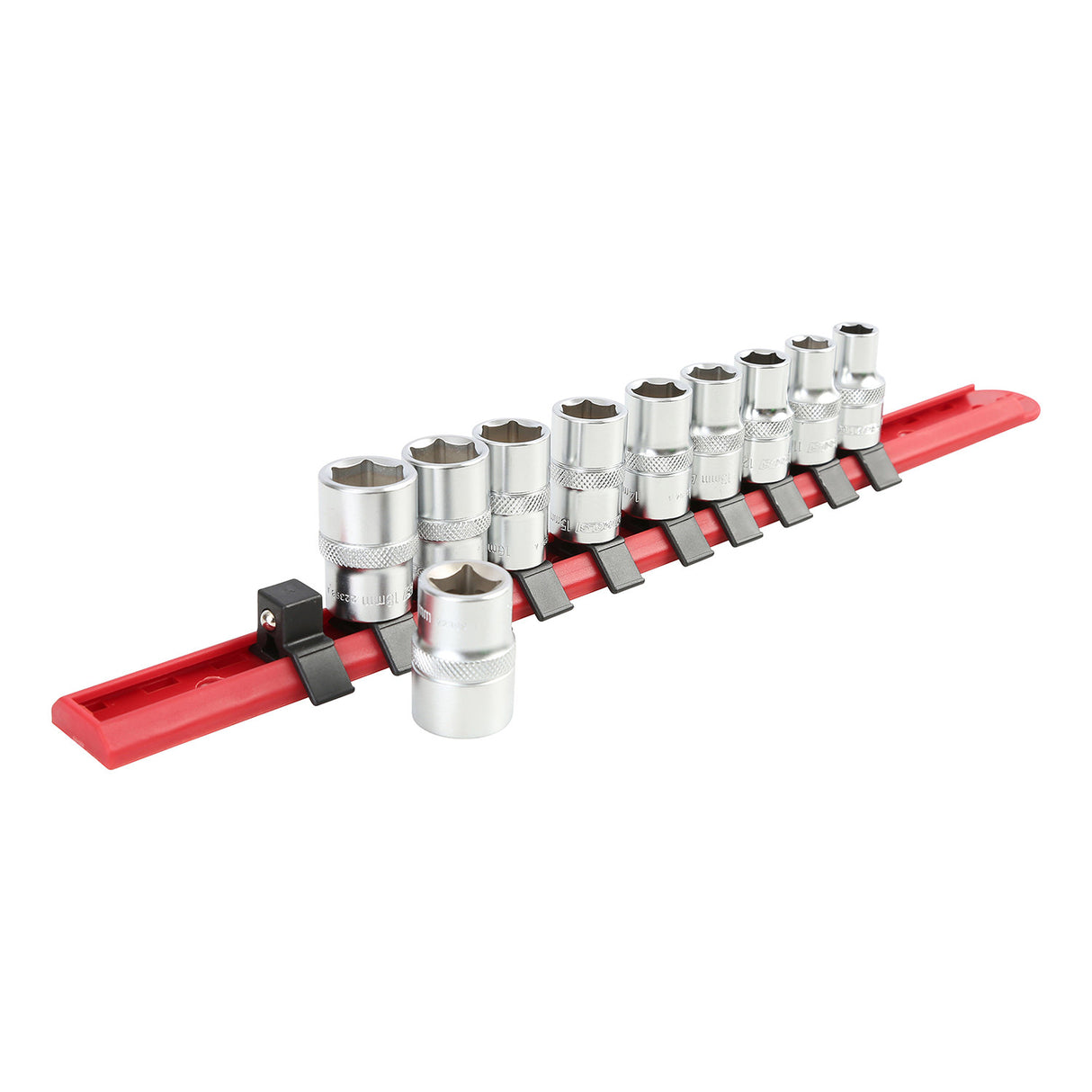 OEMTOOLS 22958 10 Piece 1/2in. Drive Socket Set (Metric) Additional Image 3
