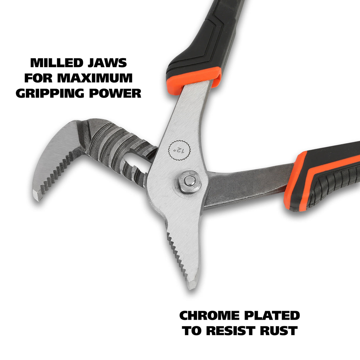 GreatNeck W120C Groove Joint Pliers (12 Inch) Additional Image 2