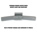 OEMTOOLS 23229 1.75 Oz. P Style Steel Wheel Weight - 1 Box of 25 Additional Image 3