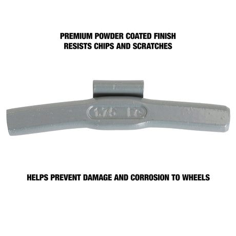 OEMTOOLS 23229 1.75 Oz. P Style Steel Wheel Weight - 1 Box of 25 Additional Image 3