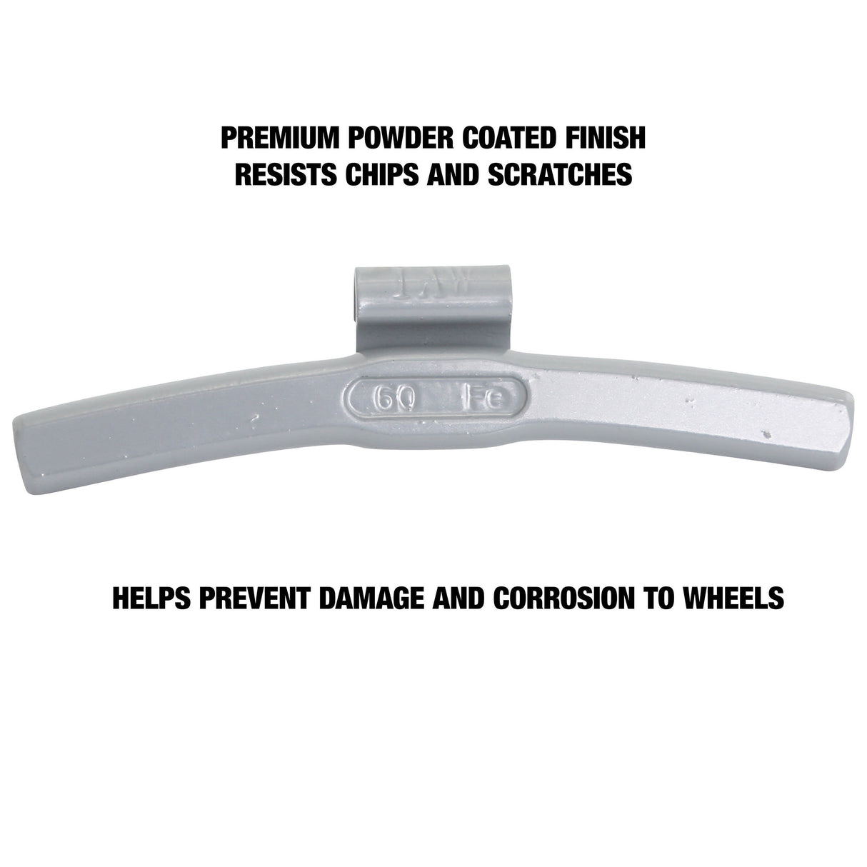 OEMTOOLS 23310 60 gm. IW Style Steel Wheel Weight - 1 Box of 25 Additional Image 3