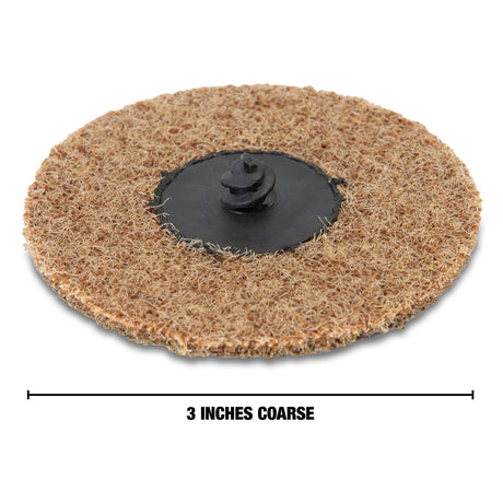 OEMTOOLS 22518 Twist Lock Surface Prep Discs 3in. Coarse (25 Pack) Additional Image 4