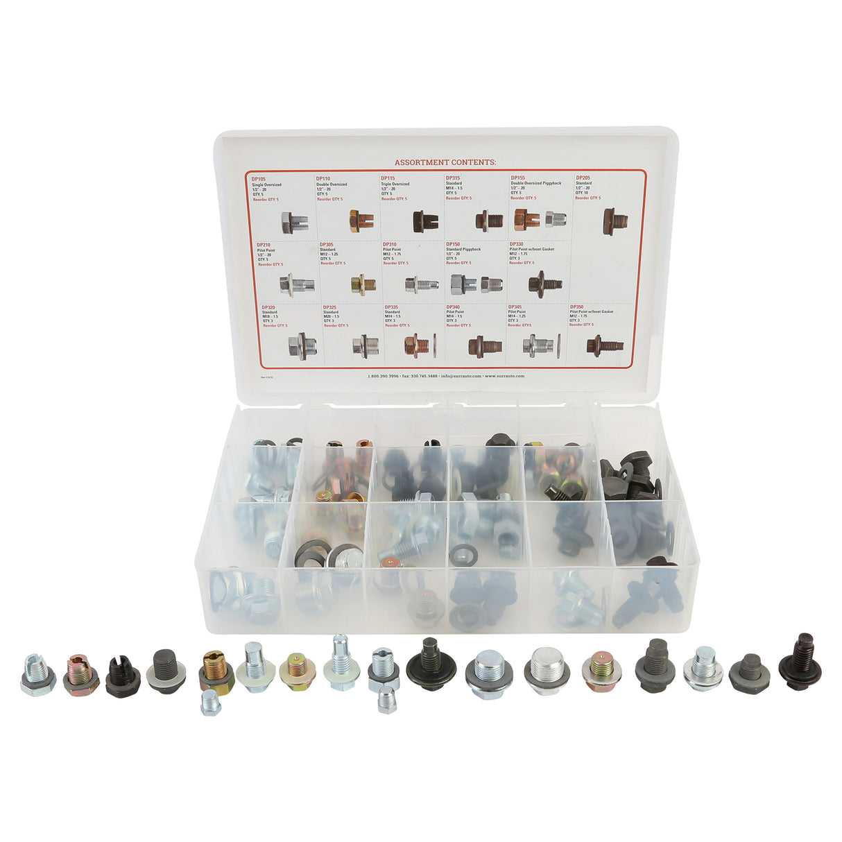 SUR&R DP454 Oil Drain Plug Assortment Main Image