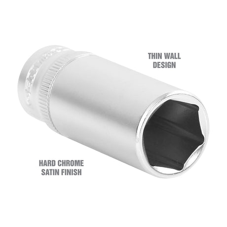 OEMTOOLS 22265 1/4 Inch Drive Deep Socket (9/16 Inch) Additional Image 2
