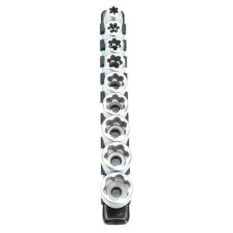 OEMTOOLS 22968 9 Piece Nut Busting Bolt Extractor Socket Set (3/8in. Drive SAE) Additional Image 2