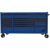 Homak 72in. RS Pro 16 Drawer Roller Cabinet-Blue Main Image