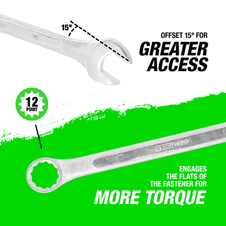 OEMTOOLS 22127 29 mm Jumbo Combination Wrench Additional Image 3