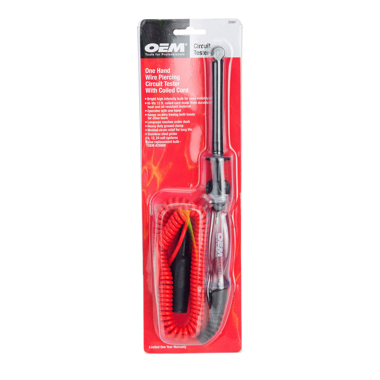 OEMTOOLS 25887 One Handed Wire Piercing Circuit Tester Additional Image 4