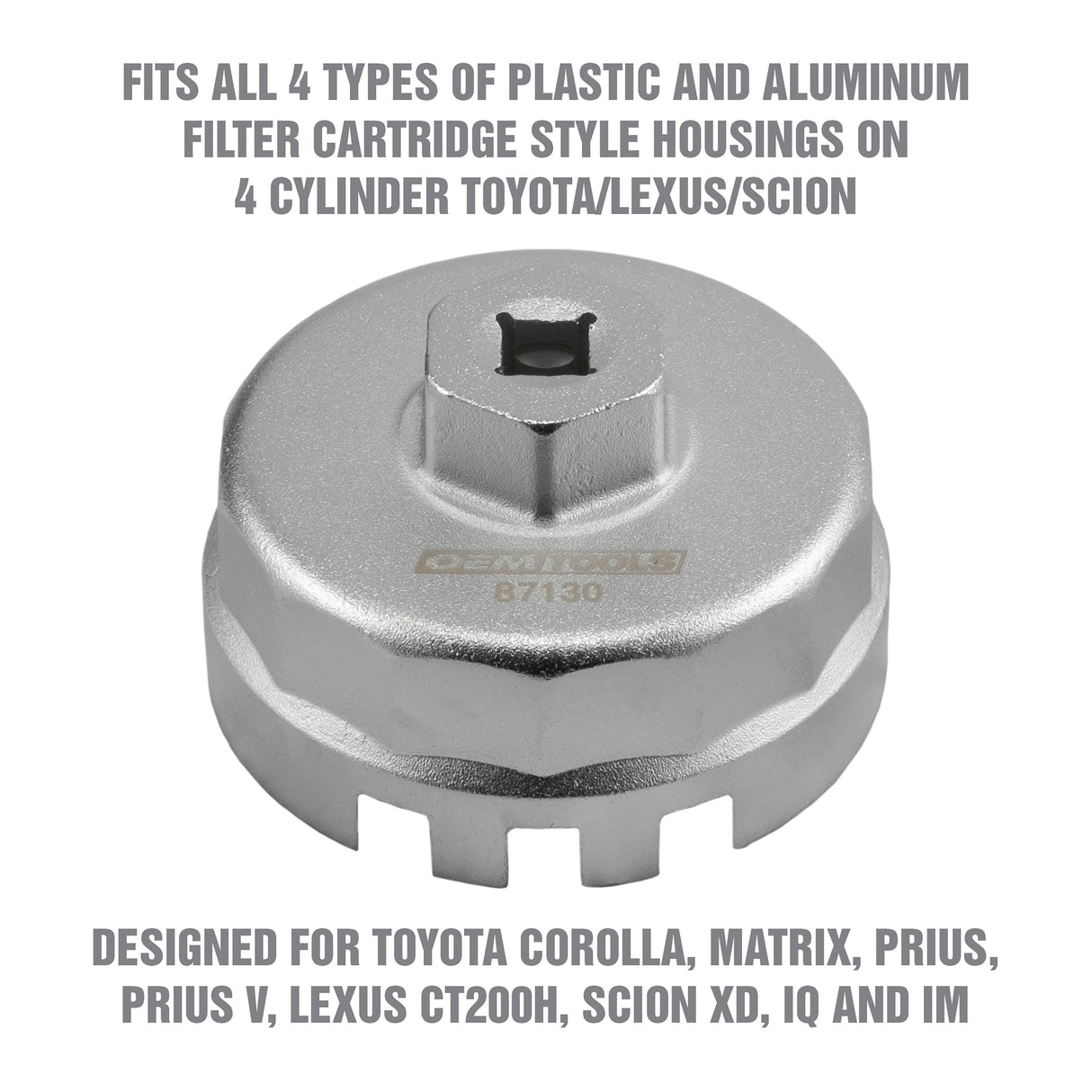 OEMTOOLS 87130 64 mm Toyota & Lexus Oil Filter Wrench Additional Image 2