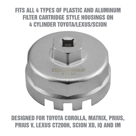 OEMTOOLS 87130 64 mm Toyota & Lexus Oil Filter Wrench Additional Image 2