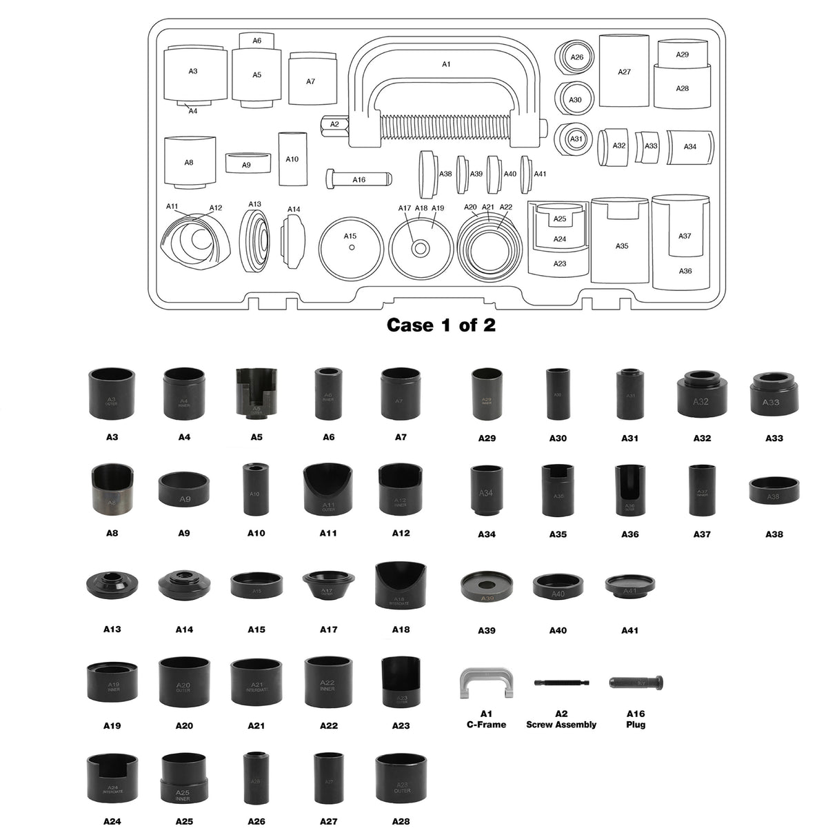 OEMTOOLS 37389 MANUAL FOR MASTER BALL JNT PRS Additional Image 1