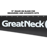 GreatNeck 74004 20 Inch Aggressive Tooth Handsaw w/ Aluminum Frame Composite Handle Additional Image 6