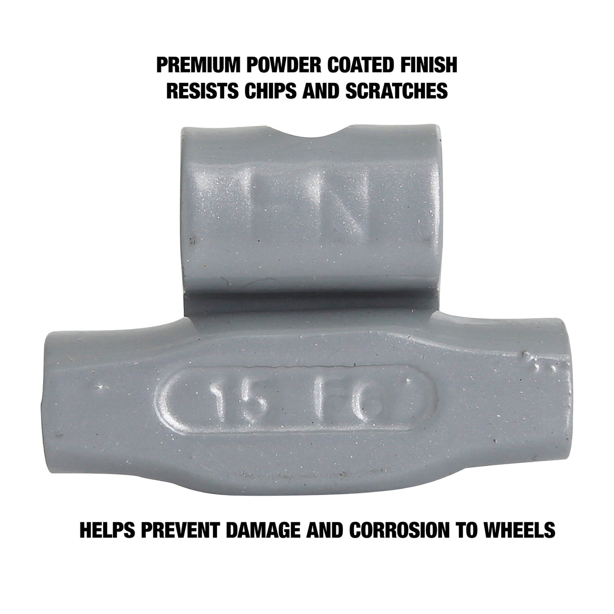 OEMTOOLS 23242 15 gm. FN Style Steel Wheel Weight - 1 Box of 25 Additional Image 3