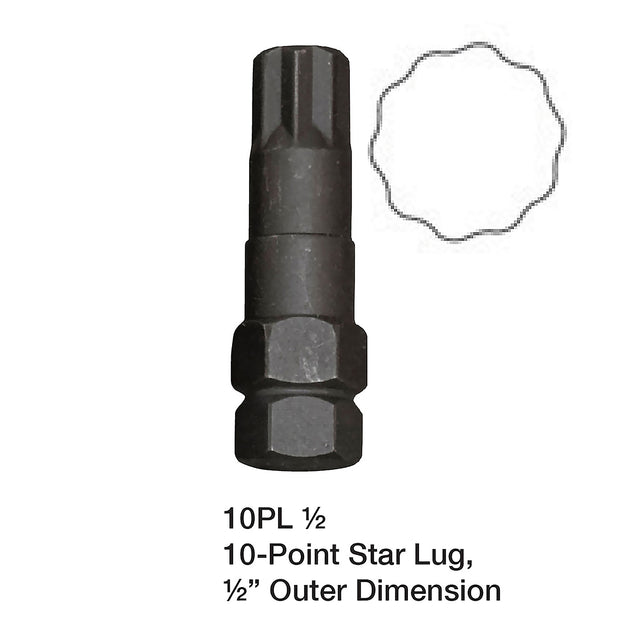 OEMTOOLS 24447MPK3 10PL 1/2in. 10 Pt. Star (3-Pack) Main Image