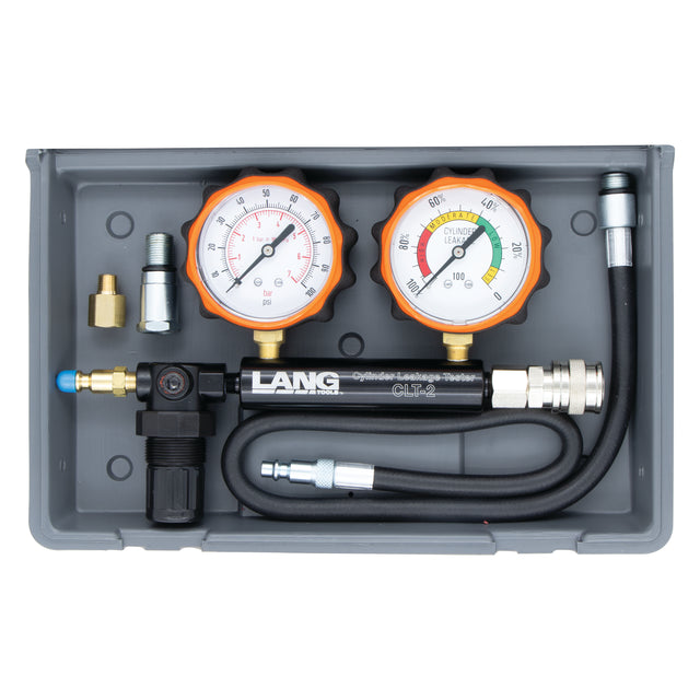 Lang Tools CLT-2PB Cylinder Leakage Tester with 2 Gauges - 100 psi Main Image