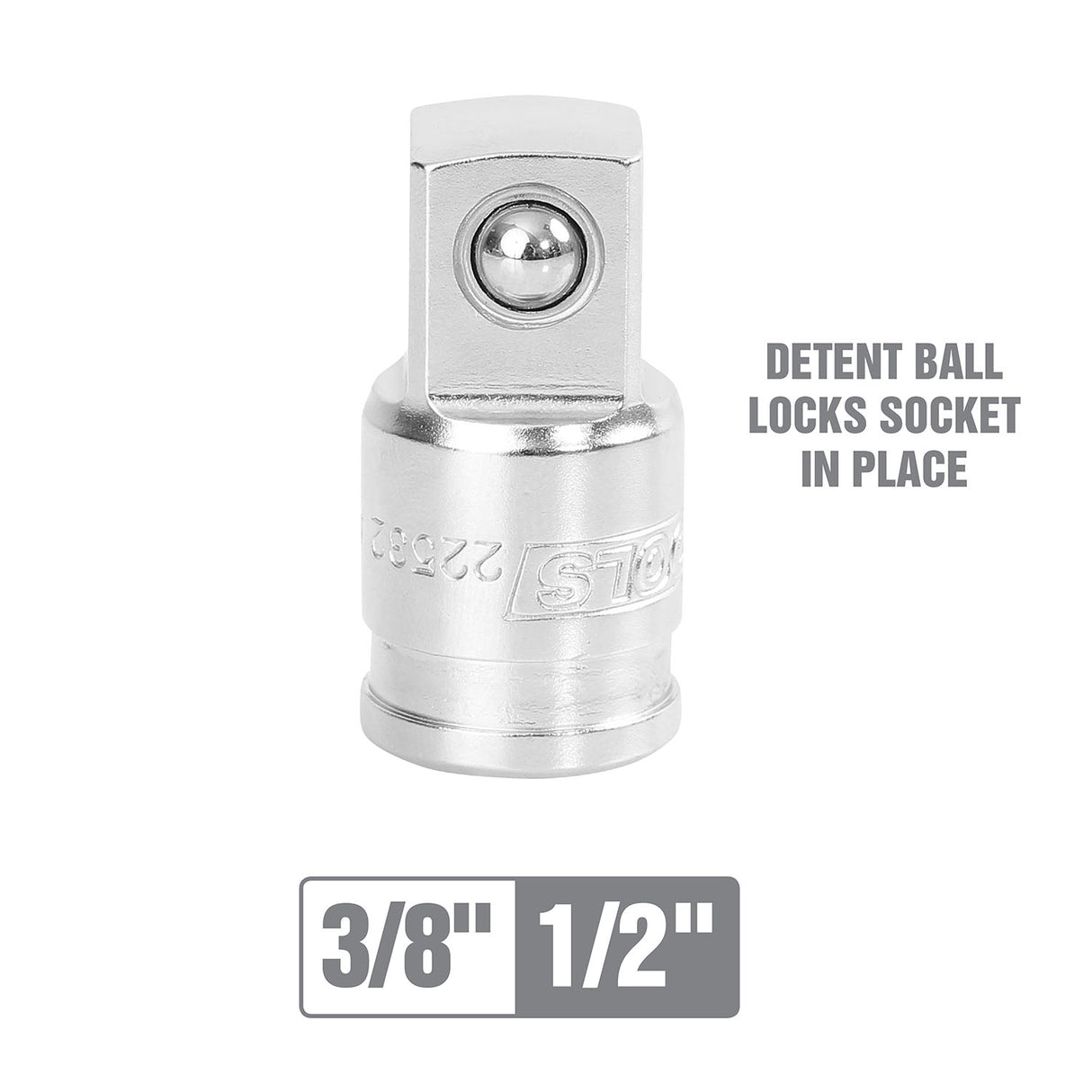 OEMTOOLS 22532 3/8 Inch Female x 1/2 Inch Male Adapter Additional Image 1
