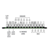 OEMTOOLS 25374 Drain Plug Socket Set Additional Image 1