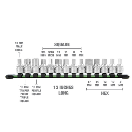 OEMTOOLS 25374 Drain Plug Socket Set Additional Image 1