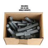 OEMTOOLS 23294 45 gm. IW Style Steel Wheel Weight - 1 Box of 25 Additional Image 4