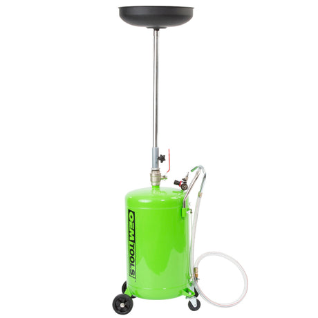 OEMTOOLS 87042 18 Gallon Metal Oil Drain - Green Additional Image 9
