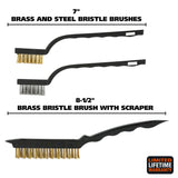 GreatNeck BS3W Wire Brush Set (3 Piece) Additional Image 1