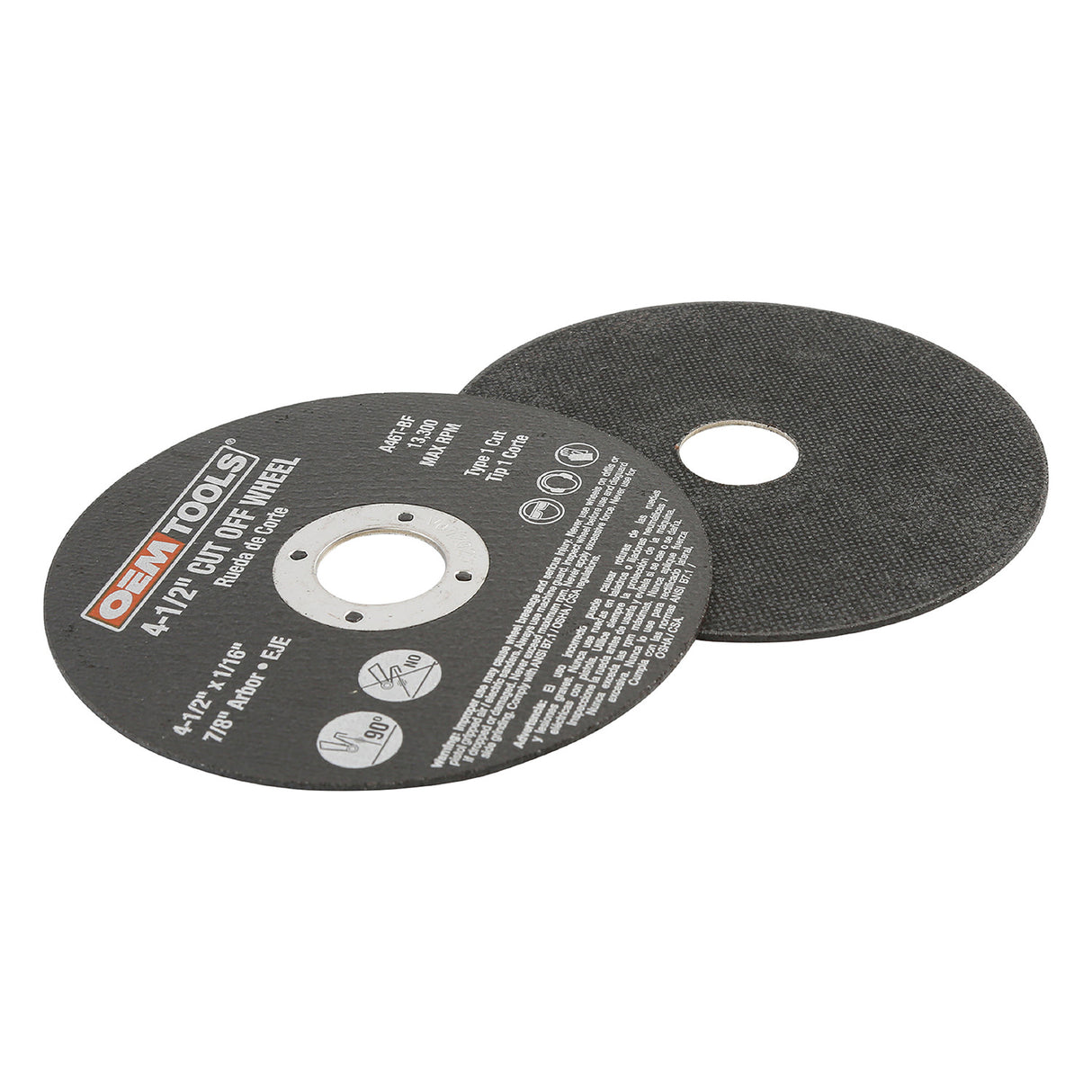OEMTOOLS 26510 4.5X1/16X7/8 Cut Off Wheel - 2 Pc. Main Image